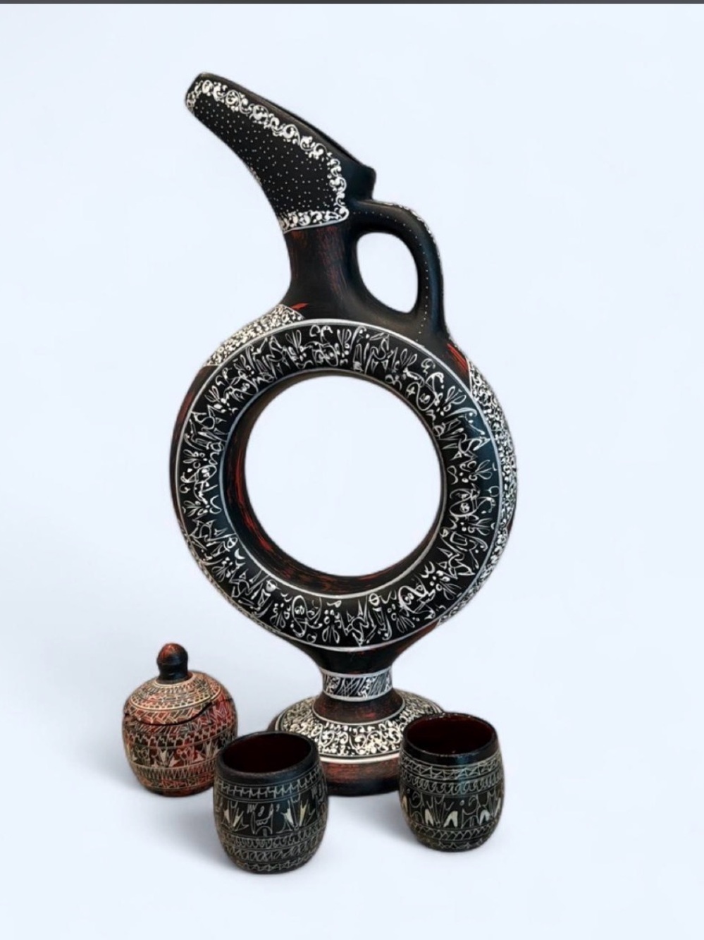 Hittite Authentic Chez EFE " Avanos" Decanter signed